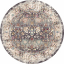 Pyöreä matto \'Bouhjar\' 120cm - Harmaa/Multi