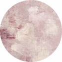 Pyöreä matto \'Mogoro\' 120cm - Vaaleanpunainen