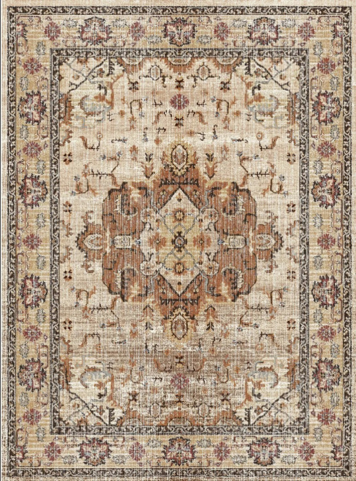 Wiltonmatto \'Siliana\' 240x340cm - Beige ryhmässä Sisustus / Matot / Kudotut matot @ Reforma (X10117902)