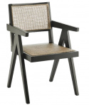 Tuoli \'Rattan\' - Musta