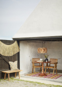 Tuoli \'Wooden rattan\' - Luonnonvärinen