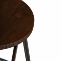 Jakkara \'Rustic\' 65cm - Puu/Teräs