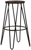 Jakkara \'Rustic\' 75cm - Puu/Teräs