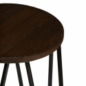 Jakkara \'Rustic\' 75cm - Puu/Teräs