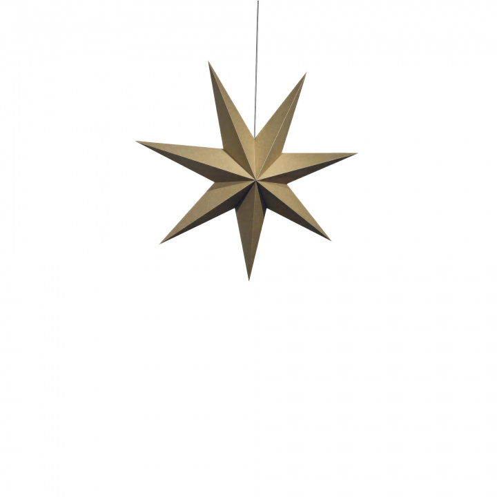 Adventtit&auml;hti \'Sally\' 60cm - Ruskea ryhmässä Valaistus / Valaisimet / Joulukoristevalot @ Reforma (advent-star-brown)