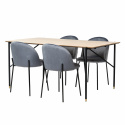 Ruokaryhmä \'Hornstull Elegant\' - 1 Pöytä & 4 Tuolia