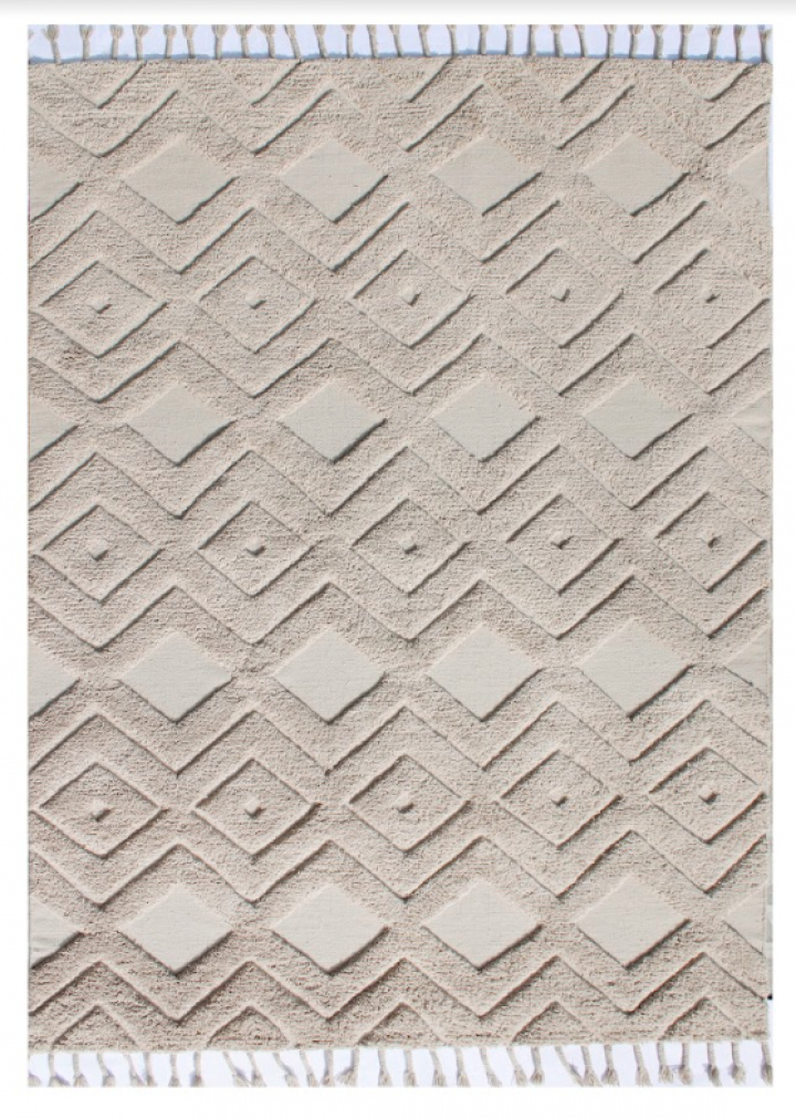Matto \'Vernazza\' 200x300 - Harmaa ryhmässä Sisustus / Matot / Villamatot @ Reforma (rug01-200x300)